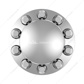 Dome Rear Axle Cover With 33mm Standard Style Push-On Nut Covers - Chrome