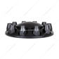 Dome Front Axle Cover With 33mm Standard Thread-On Nut Covers - Matte Black (Color Box)