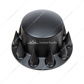 Dome Rear Axle Cover With 33mm Spike Thread-On Nut Covers - Matte Black