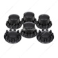 Dome Axle Cover Combo Kit With 33mm Standard Thread-On Nut Covers & Nut Covers Tool - Matte Black
