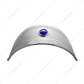 Chrome Visor With Blue Glass Dot For 7" Headlight