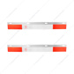 Aluminum Straight Conspicuity Reflector Top Flap Plate (Pair)