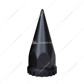 33mm x 4-3/4" Matte Black Spike Nut Covers With Flange- Thread-On