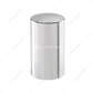 33mm x 3-1/2" Chrome Plastic Cylinder Nut Covers - Push-On
