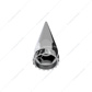 33mm X 4-3/4" Chrome Super Spike Nut Covers - Thread-On (Box of 10)