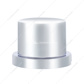 9/16" X 11/16" Chrome Plastic Flat Top Nut Covers - Push-On (10-Pack)