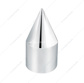 33mm X 3-1/8" Chrome Plastic Spike Nut Covers - Push-On (60-Pack)