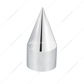 1-1/2" X 4-1/8" Chrome Plastic Spike Nut Covers - Push-On (60-Pack)