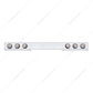 Stainless 1 Piece Rear Light Bar With Six 4" Light Cutouts