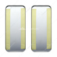 Peterbilt Stainless Steel Vent Door Cover - Plain (Card of 2)