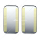 Freightliner Stainless Vent Door Cover - Plain (Card of 2)