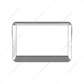 Chrome Plastic 7" Navigation Screen Bezel For 2012-2021 Peterbilt 579