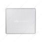 430 Stainless Grille Mesh For Peterbilt 379 With Extended Hood - Straight Oval Holes