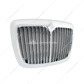 Chrome Grille With Straight Vertical Bars & Bug Screen For 2006-2017 International Prostar