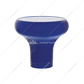 Deluxe Aluminum Screw-On Air Valve Knob With Stainless Tractor Plaque - Indigo Blue