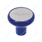 Deluxe Aluminum Screw-On Air Valve Knob With Stainless Trailer Plaque
