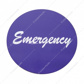 "Emergency" Aluminum Air Valve Knob Sticker Only