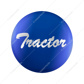 "Tractor" Glossy Air Valve Knob Candy Color Sticker - Indigo Blue