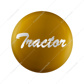 "Tractor" Glossy Air Valve Knob Candy Color Sticker -Electric Yellow