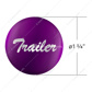 "Trailer" Glossy Air Valve Knob Candy Color Sticker - Candy Purple