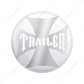 "Trailer" Maltese Cross Air Valve Knob Sticker Only - White