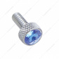 Small Dash Screw With Color Crystal For Peterbilt (2-Pack)