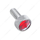 Small Dash Screw With Red Crystal For Peterbilt (2-Pack)