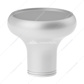 Deluxe Aluminum Screw-On Air Valve Knob With Multi-Color Glossy Trailer Sticker - Pearl White
