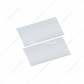 Polished Stainless Steel Lower Rear Step Kick Plates For 2003-05 Volvo VN Series