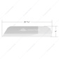 Stainless 6" Chopped Window Trim For 2008-2017 Freightliner Cascadia