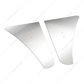 Stainless Plain Lower Hood Panel For 1989+ Kenworth W900L (Pair)