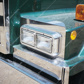 Stainless Fender Guard With Curved End & Headlight Accent For 1998-18 Western Star Constellation