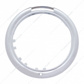 Stainless Classic Headlight Bezel With Turn Signal Cutout (Retail)