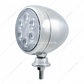 6 High Power LED Round Work Light With Teardrop Style Chrome Housing