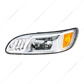 Chrome LED Headlight With LED Turn, Position, & DRL For Peterbilt 386 (2005-2015) & 387 (1999-2010)- Driver