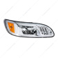 Chrome LED Headlight With LED Turn, Position, & DRL For Peterbilt 386(2005-2015) & 387(1999-2010)- Passenger