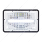 ULTRALIT - 4" X 6" Rectangular LED Headlight With White LED Position Light - High Beam