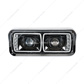 High Power LED "Blackout" Projection Headlight With LED Turn Signal & Position Light Bar - Driver