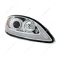 Chrome Projection Headlight With LED Turn Signal & Light Bar For 2006-2017 International Prostar - Passenger