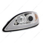 Chrome Projection Headlight With LED Light Bar For 2006-2017 International Prostar - Driver