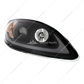 Black Projection Headlight With LED Light Bar For 2006-2017 International Prostar - Passenger