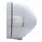 Stainless Steel Bullet Classic Headlight H6024 Bulb & Turn Signal - Amber Lens