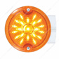 21 LED 3-1/4" Signal Light For Harley Motorcycle With Housing - Amber LED/Amber Lens