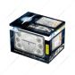 ULTRALIT - 4" X 6" LED Headlight With Dual Function 6 Amber LED Position Lights - High Beam