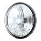 7" Crystal Headlight With 6 Amber LED Position Light