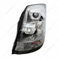 Chrome Projection Headlight With White LED Light Bar For 2003-2017 Volvo VN/VNL - Driver