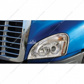 Chrome Projection Headlight With White LED Position Light For 2008-17 Freightliner Cascadia - Driver