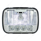 ULTRALIT - 5 High Power LED 5" X 7" Crystal Headlight - High & Low Beam
