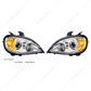 Chrome Projection Headlight Set For 2001-2020 Freightliner Columbia (Pair)
