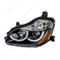 Black Projection Headlight With LED Position Light For 2013-2021 Kenworth T680 - Driver